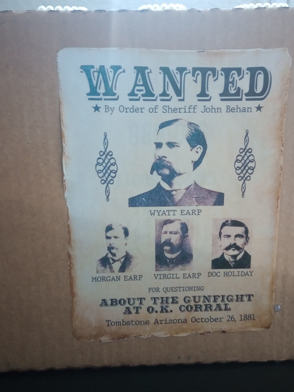 Custom Storage Box -Doc Holliday - Picture 6 of 6